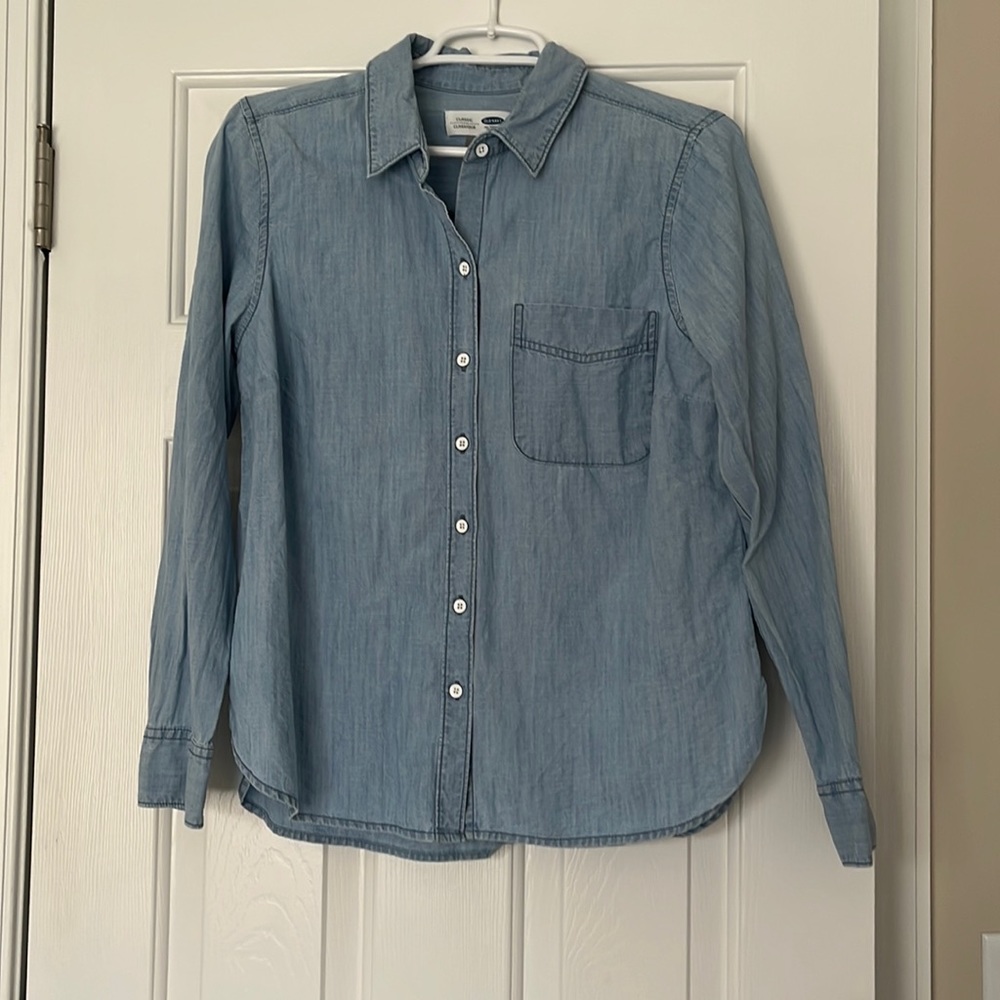 Old Navy Button Blue Button Down M